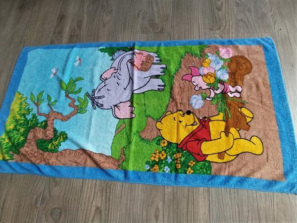 Grote foto winnie the pooh badhanddoek strandlaken kinderen en baby kinderspulletjes