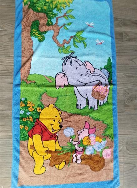 Grote foto winnie the pooh badhanddoek strandlaken kinderen en baby kinderspulletjes