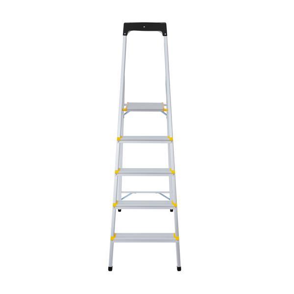 Grote foto panthera huishoudtrap 1x5 treden doe het zelf en verbouw ladders en trappen