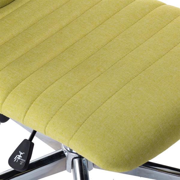 Grote foto vidaxl chaises de salle manger 4 pcs vert tissu huis en inrichting stoelen