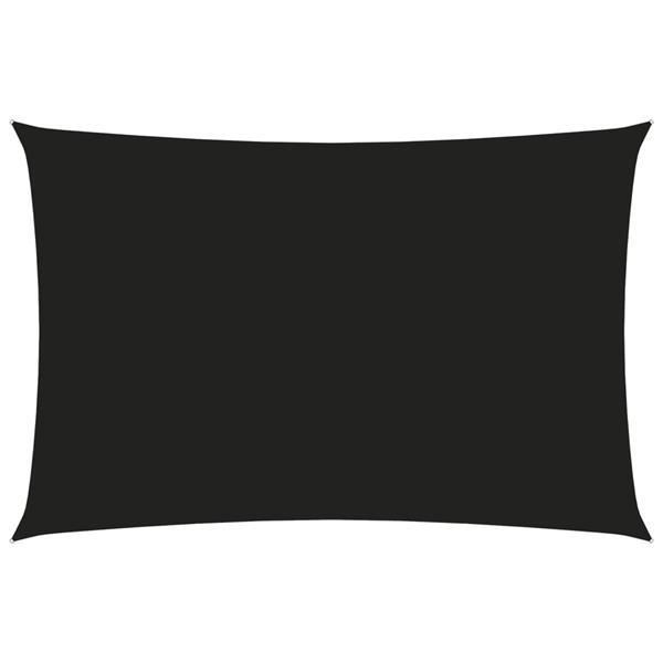 Grote foto vidaxl voile de parasol tissu oxford rectangulaire 4x6 m noi tuin en terras overige tuin en terras