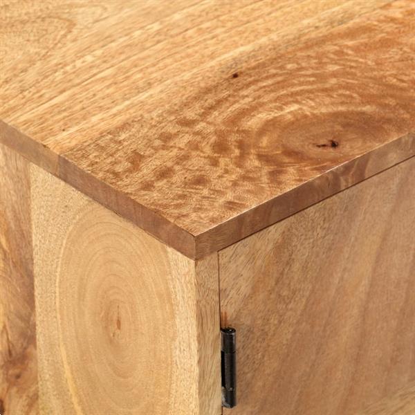 Grote foto vidaxl table basse 90x50x35 cm bois solide de manguier huis en inrichting eettafels