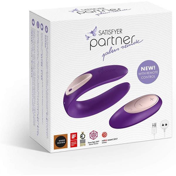 Grote foto satisfyer partner toy plus remote koppel vibrator erotiek vibrators