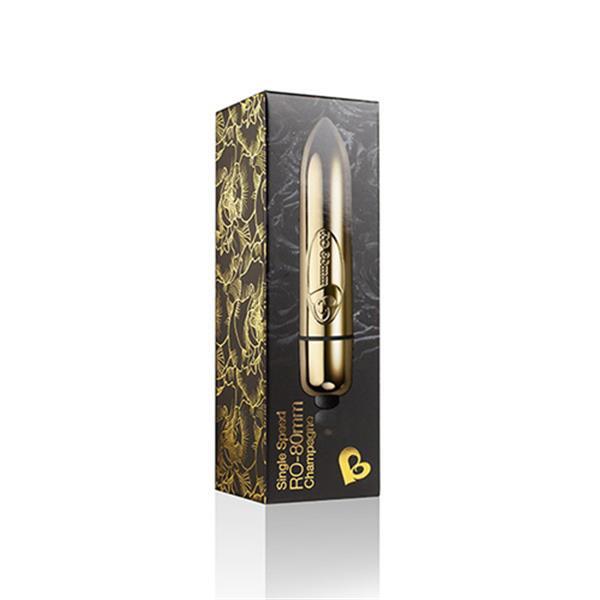 Grote foto single speed bullet vibrator champagne erotiek vibrators