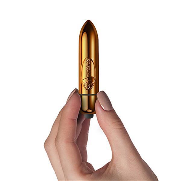 Grote foto single speed bullet vibrator champagne erotiek vibrators
