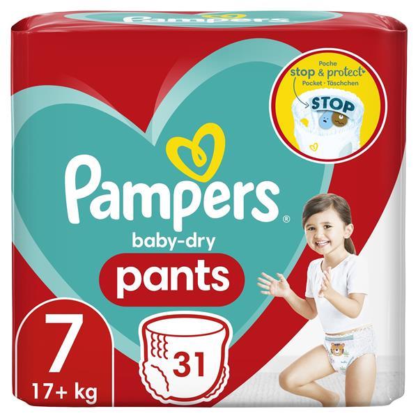 Grote foto pampers baby dry pants maat 7 small pack 31 luierbro kinderen en baby dekens en slaapzakjes