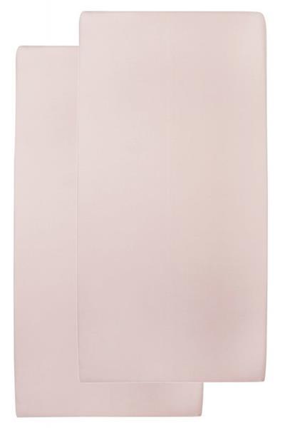 Grote foto hoeslaken jersey lichroze 70x140 150 cm 2st meyco kinderen en baby complete kinderkamers