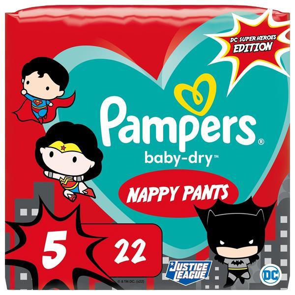 Grote foto pampers baby dry nappy pants superhelden maat 5 small kinderen en baby dekens en slaapzakjes