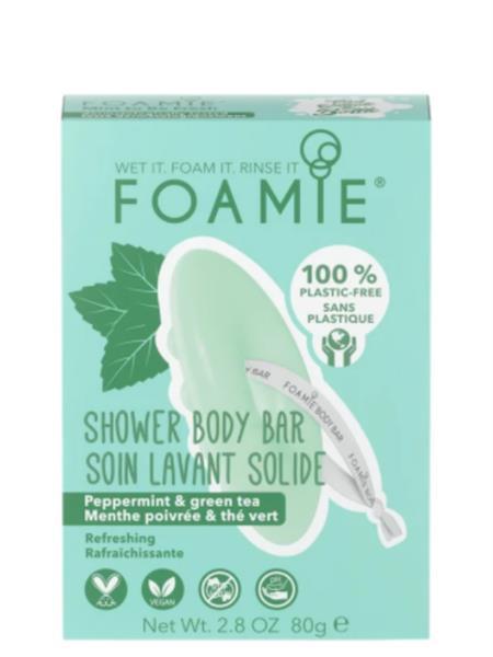 Grote foto foamie body bar mint to be fresh op op beauty en gezondheid lichaamsverzorging