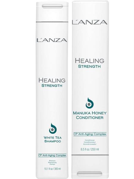 Grote foto healing strength combi deal shampoo conditioner kleding dames sieraden