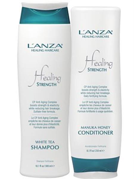 Grote foto healing strength 1000ml combi deal shampoo conditioner kleding dames sieraden
