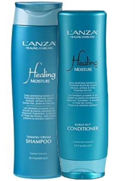 Grote foto healing moisture 1000ml combi deal shampoo conditoner kleding dames sieraden