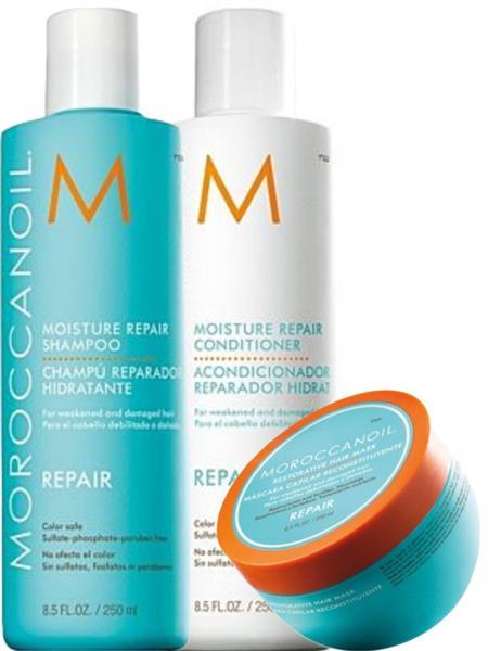 Grote foto moisture repair combi deal shampoo conditioner hair mask kleding dames sieraden