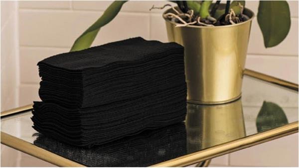 Grote foto scrummi waffle black small towels 40x20cm 50 stuks beauty en gezondheid lichaamsverzorging