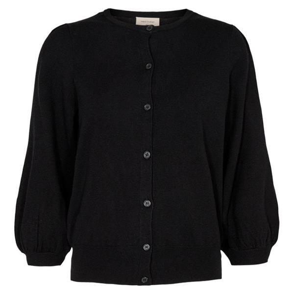 Grote foto zwart vest call freequent kleding dames truien en vesten