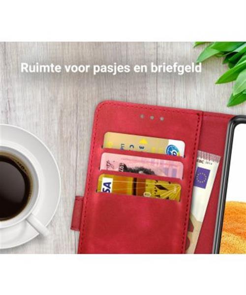 Grote foto rosso element samsung galaxy a53 hoesje book cover rood telecommunicatie samsung