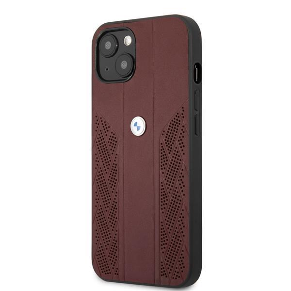 Grote foto bmw iphone 13 hardcase backcover perforated curve rood telecommunicatie tablets