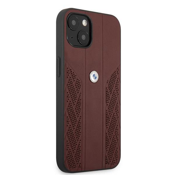 Grote foto bmw iphone 13 hardcase backcover perforated curve rood telecommunicatie tablets