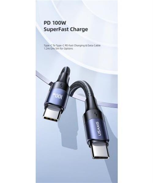 Grote foto fast charge 100w pd usb c snellaad kabel 5a gevlochten nylon telecommunicatie opladers en autoladers