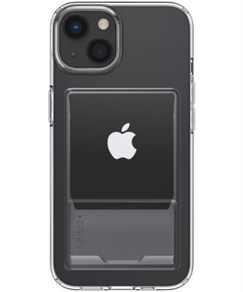 Grote foto spigen crystal slot apple iphone 13 mini hoesje transparant telecommunicatie tablets
