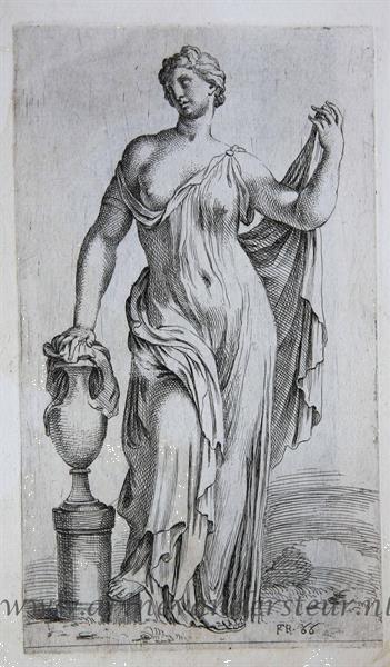 Grote foto original etching ets borghese venus egmenta nobilium si boeken fotografie en design