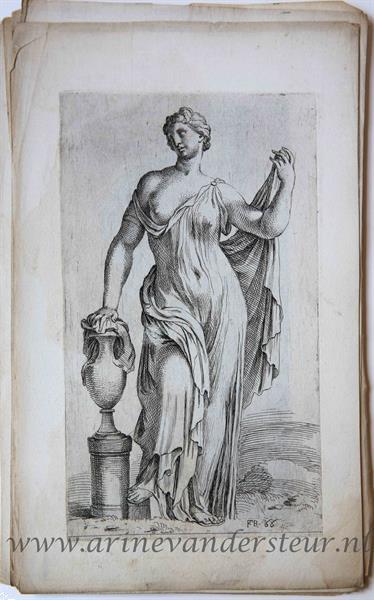 Grote foto original etching ets borghese venus egmenta nobilium si boeken fotografie en design