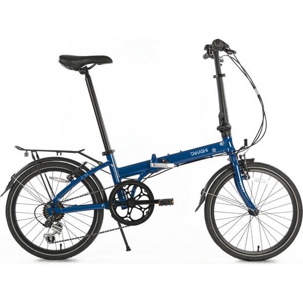 Grote foto takashi vouwfiets essential d six 20 inch blauw fietsen en brommers vouwfietsen