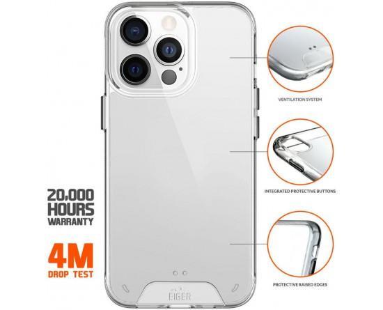 Grote foto eiger glacier case apple iphone 13 pro max transparant telecommunicatie mobieltjes