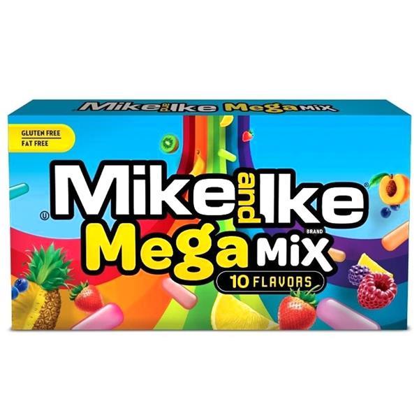 Grote foto mike and ike mega mix 10 flavors theater box 141g diversen overige diversen