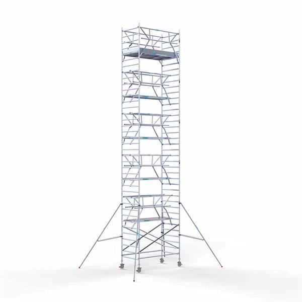 Grote foto rolsteiger standaard 135x250 12 2m werkhoogte dubbele voorlo doe het zelf en verbouw ladders en trappen
