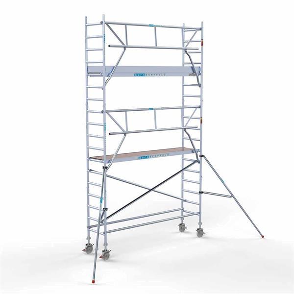 Grote foto rolsteiger standaard 75x305 6 2m werkhoogte enkele voorloopl doe het zelf en verbouw ladders en trappen