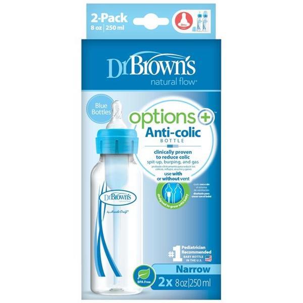 Grote foto dr browns options anti koliek smalle hals fles blau beauty en gezondheid baby en peuter verzorging