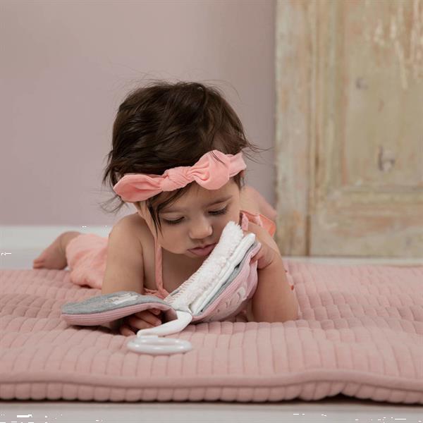Grote foto nijntje pink baby rib buggyboekje kinderen en baby dekens en slaapzakjes