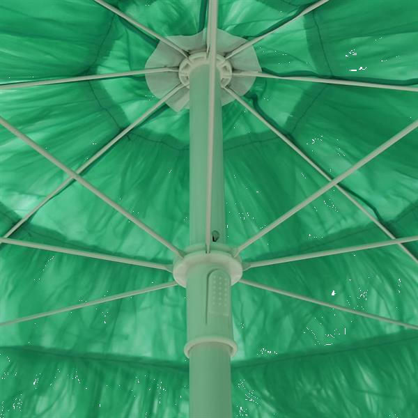 Grote foto vidaxl parasol de plage hawaii vert 180 cm tuin en terras overige tuin en terras