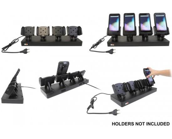 Grote foto brodit table stand 4 slots for usb holders telecommunicatie carkits en houders
