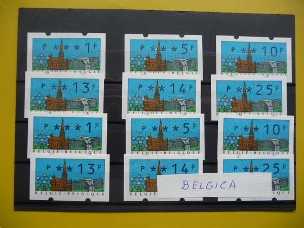 Grote foto postzegels postzegels en munten belgi