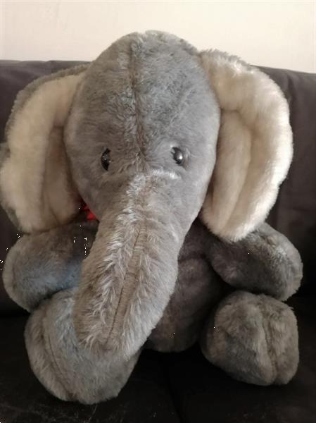 Grote foto grote pluche olifant knuffel hoogte 50 cm kinderen en baby knuffels en pluche