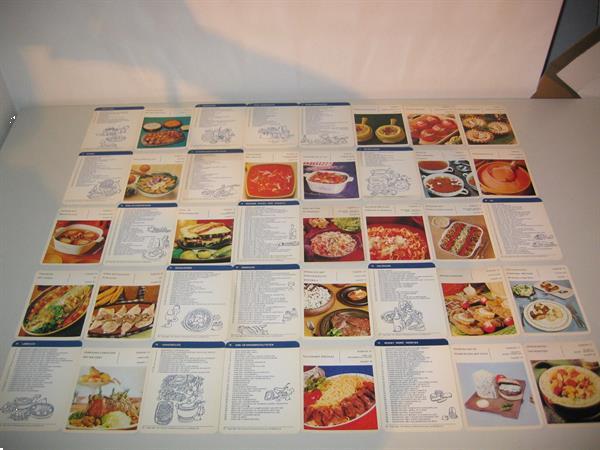 Grote foto receptkaarten 1 cookery card club 1970 verzamelen kaarten en prenten