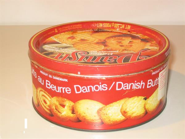Grote foto danish butter cookies doos 1985 86 verzamelen blikken