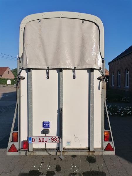 Grote foto waco 1 5 paardentrailer alu bodem wanden dieren en toebehoren trailers