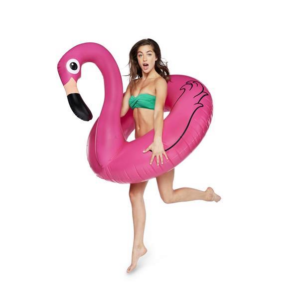 Grote foto opblaasbare flamingo zwemband roze kinderen en baby los speelgoed