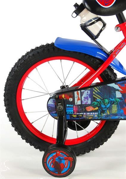 Grote foto spider man kinderfiets 16 inch rood zwart spider man kinder kinderen en baby los speelgoed