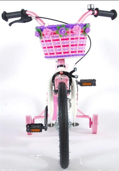 Grote foto rose kinderfiets 16 inch roze wit rose kinderfiets 16 inch kinderen en baby los speelgoed