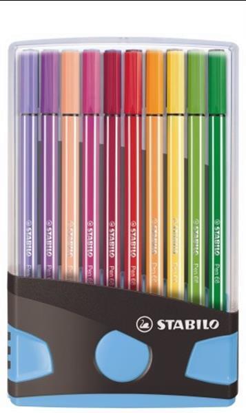 Grote foto viltstiften stabilo pen 68 colorparade 20 stuks viltstifte zakelijke goederen kantoorartikelen