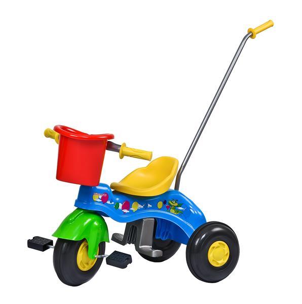 Grote foto tricycle junior rood geel 0075 red yellow kinderen en baby los speelgoed