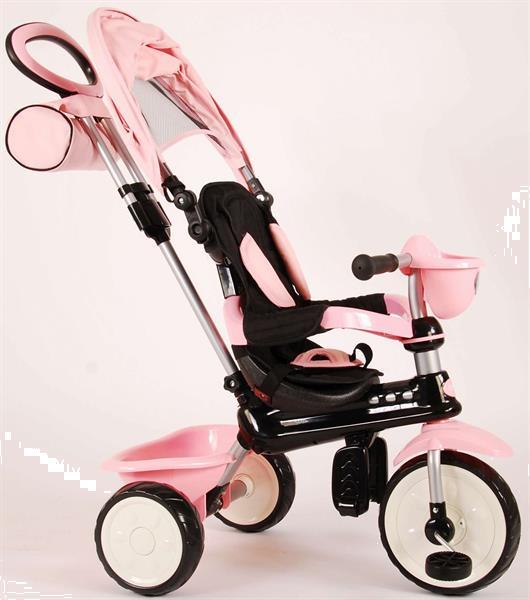 Grote foto q play comfort driewieler 4 in 1 roze roze kinderen en baby los speelgoed