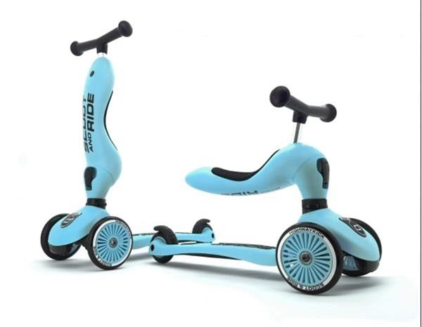 Grote foto scoot and ride highwaykick 1 bleuberry blueberry fietsen en brommers steppen