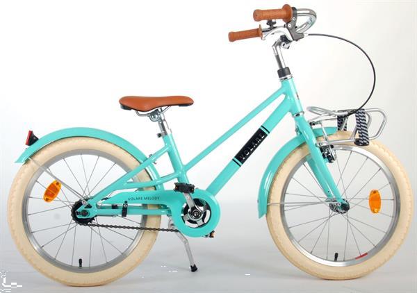 Grote foto volare melody 18 inch kinderfiets turquoise 18 inch kinderen en baby los speelgoed