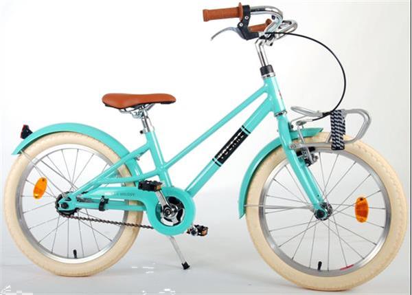 Grote foto volare melody 18 inch kinderfiets turquoise 18 inch kinderen en baby los speelgoed