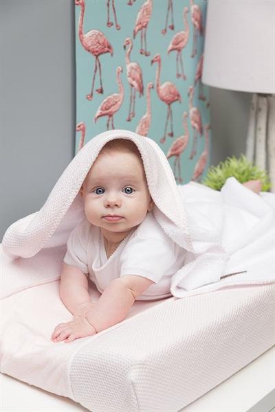Grote foto badcape baby classic poederblauw 75x85cm baby only kinderen en baby dekens en slaapzakjes